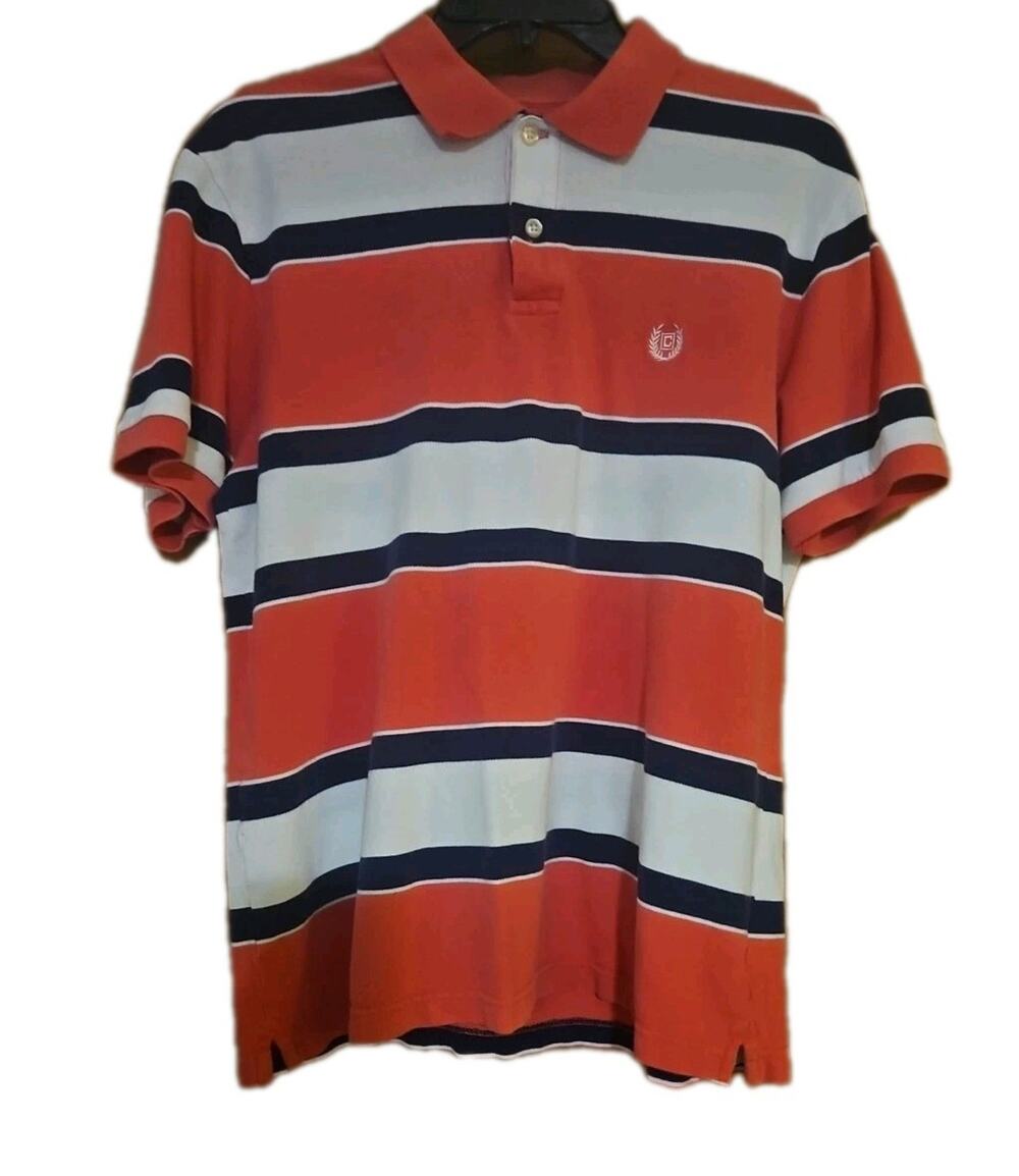 Vintage Chaps Ralph Lauren Polo Shirts Size Med Pink blue white